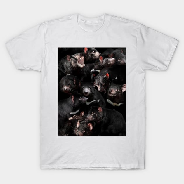 Tasmanian Devils T-Shirt by MaxencePierrard